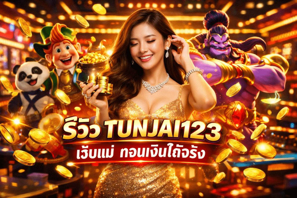 รีวิว TUNJAI123 เว็บแม่ ถอนเงินได้จริง